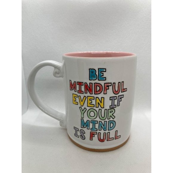 Spectum Mindful Pink And White Mug - Picture 3 of 5